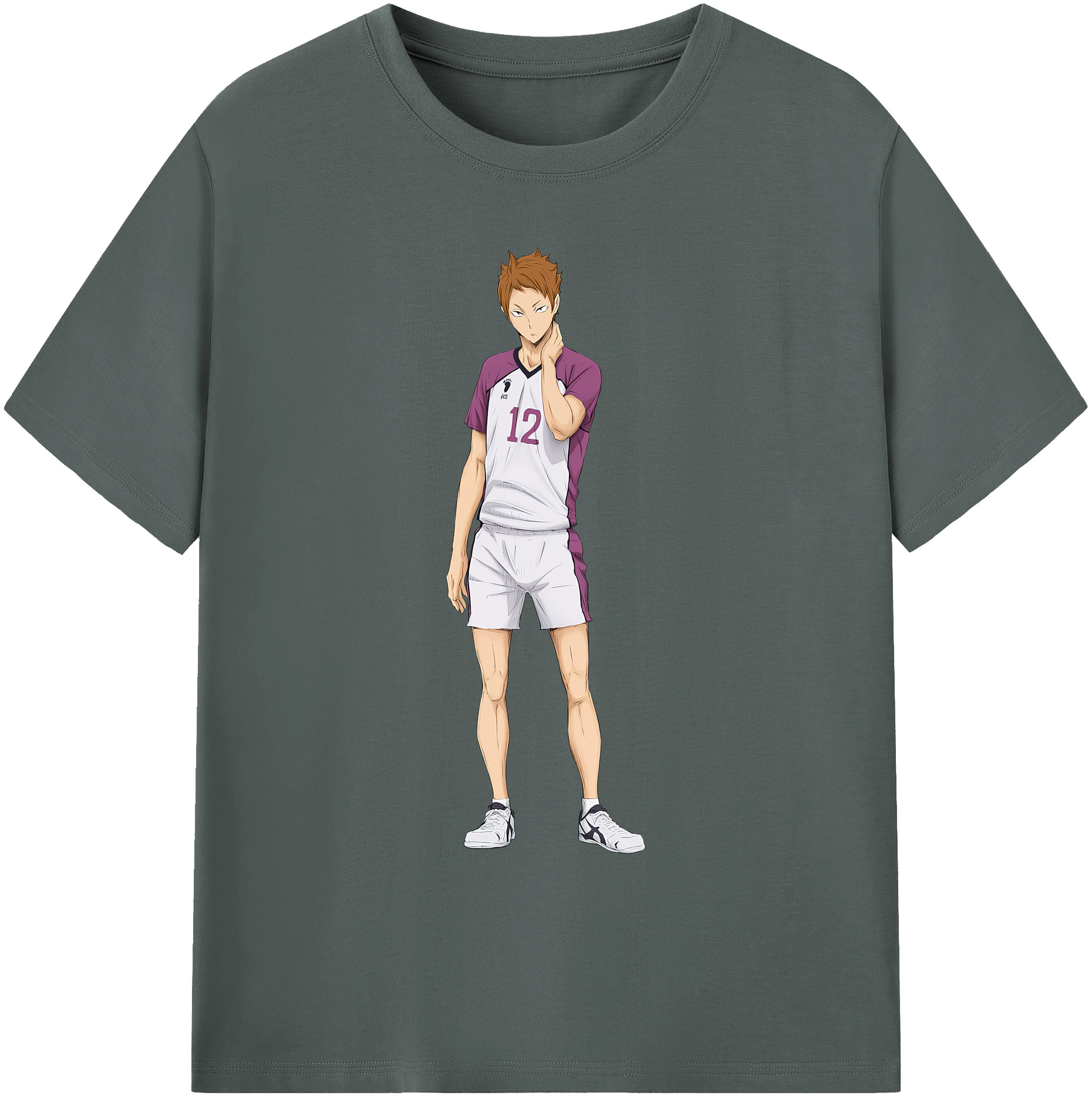 （画像用） ハイキュー!! Haikyu!! 綿100％ メンズ半袖Tシャツ｜肌触りやわらか＆通気性